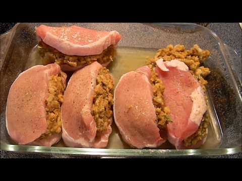 Baked Stuffed Pork Chops!!! Simple!