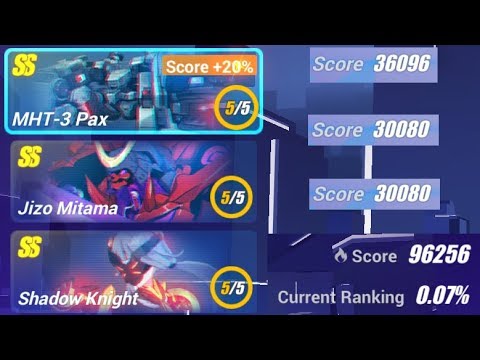 [HI3SEA] Memorial W4 - Tank(36096/30080); Jizou (30080); SK (30080) - Exalted