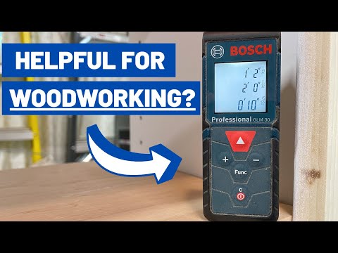 Helpful Tool Review // How a laser measure helps me with my woodworking
