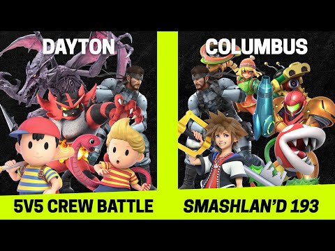 SmashLAN'd 193 5v5 Crew Battle - Dayton vs Columbus - SSBU Tournament