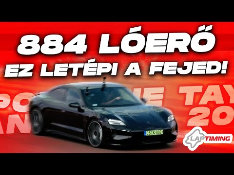 Porsche Taycan Turbo 2025 / 884 lóerő (Laptiming Ep.401.)