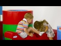 Складной из 4 частей детский мат Kidigo 200х100х10 см