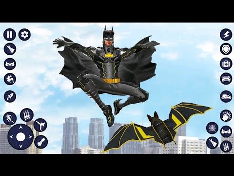 Flying Bat Robot Car Transformer Games - Car Game Android Gameplay