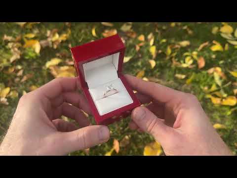 James Allen 2 CARAT Princess Cut Lab Diamond Engagement Ring