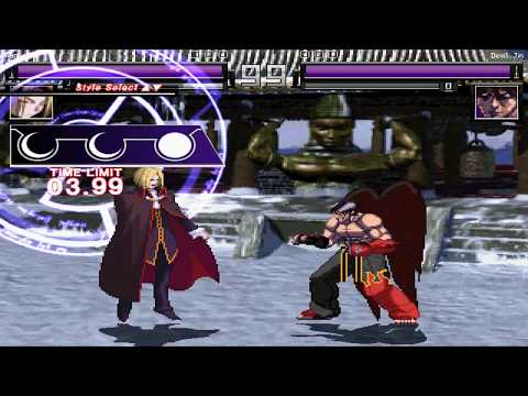SS MUGEN Arcade Runs - Warachia playthrough