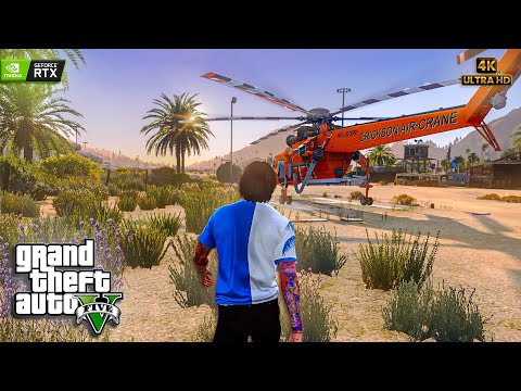 GRAND THEFT AUTO 5 | NEXT GENERATION ULTRA REALISTIC GRAPHICS MOD | WALKTHROUGH PART 63 |4K HDR