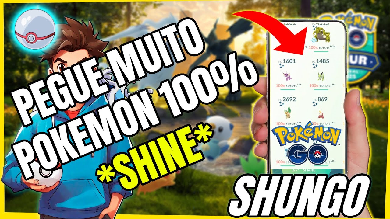 FARME DE POKEMON 100% E BRILHANTES