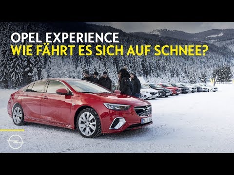 Opel Wintertraining: Wie fährt es sich auf Schnee?!