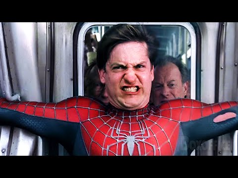 Peter detiene un tren | El hombre araña 2 | Clip en Español