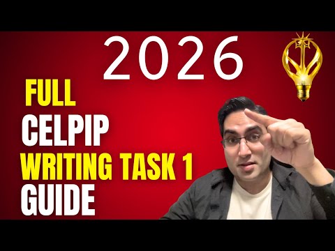 CELPIP Writing Task 1 Template for 2026!