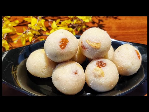 Perfect Rava ladoo / Semolina ladoo / Easy ladoo recipe / Diwali Sweets / Pots&treats