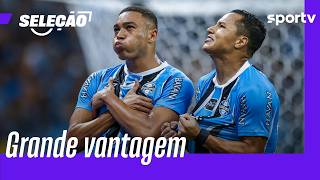 GRÊMIO VENCE INTERNACIONAL POR 3 A 0 E FICA PERTO DO TÍTULO DO GAUCHÃO | SELEÇÃO SPORTV | sportv