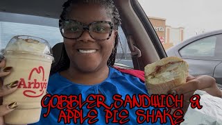REVIEWMAS DAY 8:  ARBY’S GOBBLER SANDWICH & APPLE PIE SHAKE #THEREVIEWQUEEN
