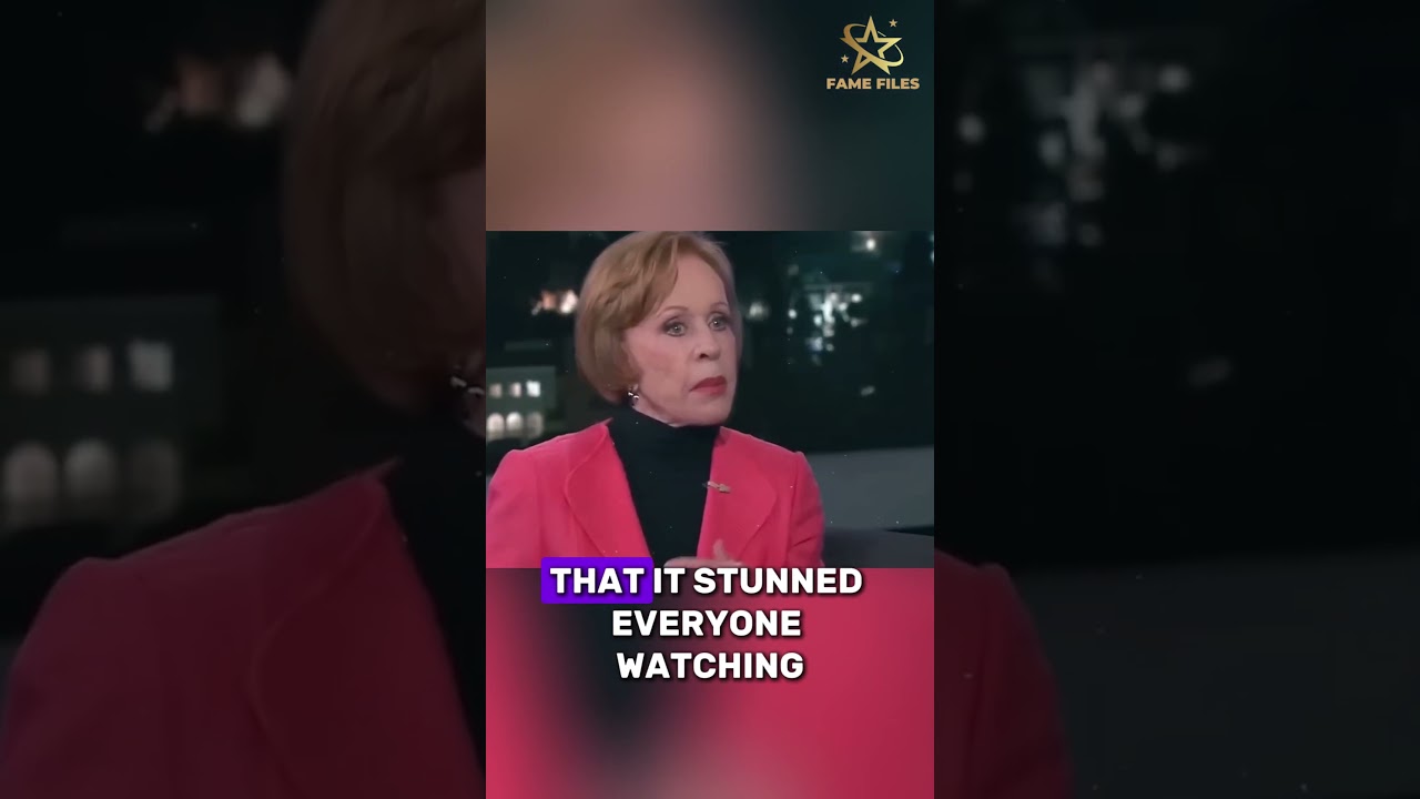 Carol Burnett’s Painful Episode