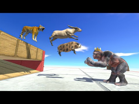 Mammals Neighbors attack King Baby Goro - Animal Revolt Battle Simulator