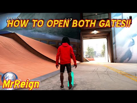 Tony Hawk Pro Skater 1 & 2 - Skatestreet - How To Open All Gates - Both Secret Areas Opened