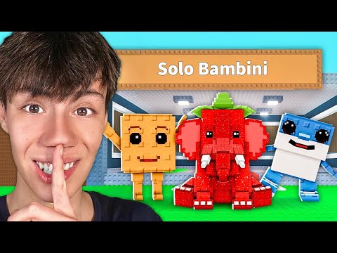 MI INFILTRO nel SERVER di SOLI BAMBINI su STEAL A BRAINROT...