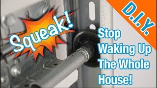 How To Lubricate Your Noisy Garage Door (Goodbye, SQUEAKS!)
