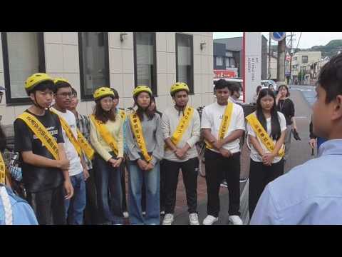 YouTube Video ミャンマーやバングラデシュ…来日間もない外国人が交通ルール学ぶ　静岡市
