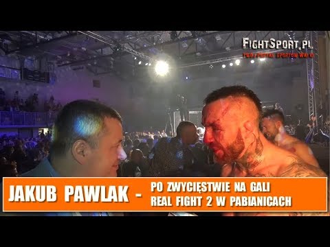 Jakub Pawlak po krwawej walce na Real Fight 2 w Pabianicach