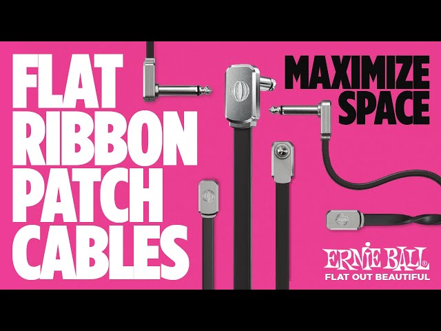 Vídeo relacionado con Ernie Ball 3" Single Flat Ribbon Stereo Patch Cable, 1 unidad, 7,6 cm - Black