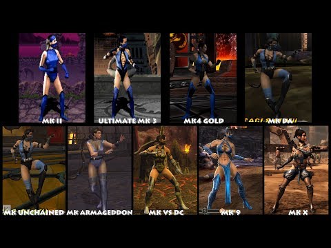 Mortal Kombat KITANA Graphic Evolution 1993-2015 | ARCADE PSX DREAMCAST PS2 PSP XBOX PC | PC ULTRA