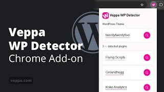 Veppa WP Detector Chrome Extension Overview