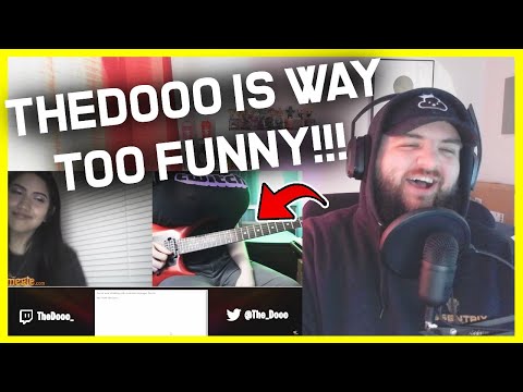 TheDooo is INSANE !!! Playing Guitar on Omegle Ep. 12 - Anime Metal *Reaction*