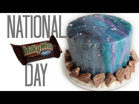 Mirror Cake | Milky Way Galaxy (Mirror Glaze Cake) | tips from Rosanna Pansino