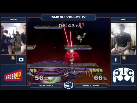 Smash Valley IV Melee Singles - uboa (Fox) vs MWL (Marth/Fox) – Pools Round Robin