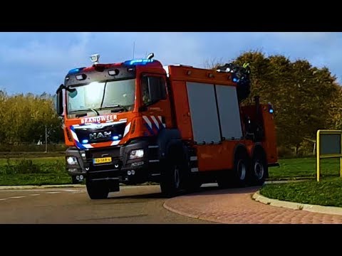[Ingezonden & Primeur] P1, Brandweer Emmen naar verkeersongeval Vierslagenweg - N853 Nieuw Amsterdam