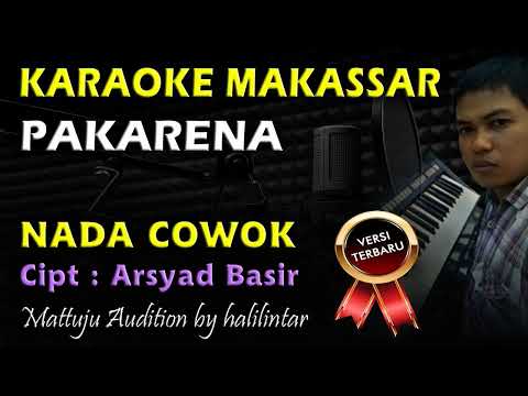 Karaoke Makassar Pakarena || Nada Cowok