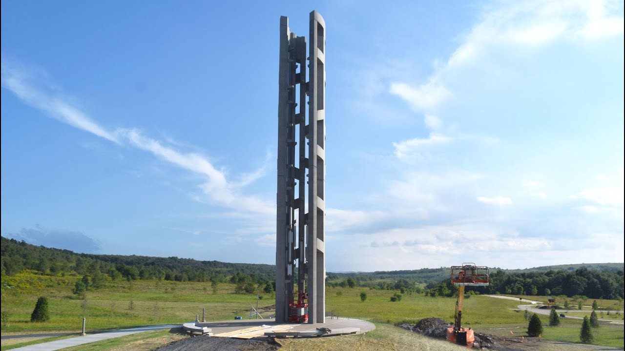 Live webcam view of Tower of Voices, Flight 93 Memorial