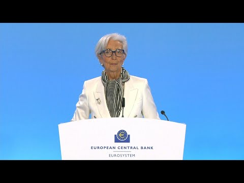 Video Thumbnail: ECB leaves key rates unchanged, says President Lagarde | AFP