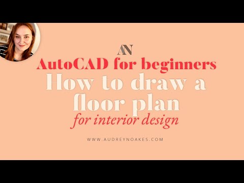 How to draw a floor plan for interior design as a beginner in AutoCAD