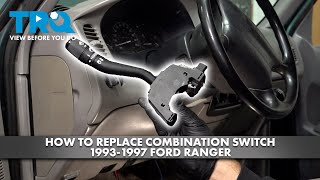 How to Replace Combination Switch 1993-1997 Ford Ranger
