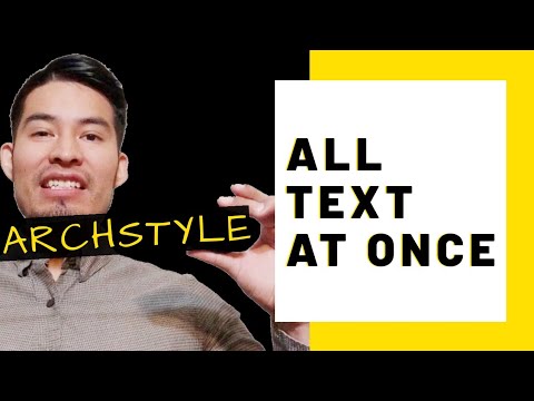 How to Change Text Styles in Autocad Globally | Modify...