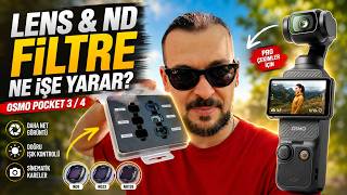 DJI Osmo Pocket 3/4 Lens ve ND Filtre Rehberi | Ne İşe Yarar, Nasıl Kullanılır?