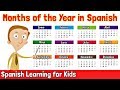 Months Of The Year In Spanish Spanish Learning For Kids