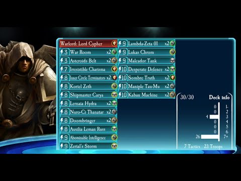 Let's Play Horus Heresy Legions: Crushing Knights with Cypher DD Deck