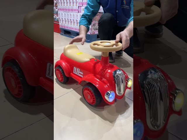 سيارة اطفال دف احمر