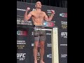 Sean Strickland weighs in at 184.75 lbs ⚖️ #UFC297 #shorts