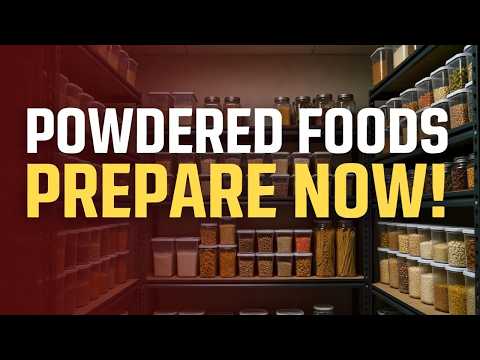 These 10 Powdered Foods Last 30 YEARS — The Ultimate Survival Pantry Guide Nobody Talks About