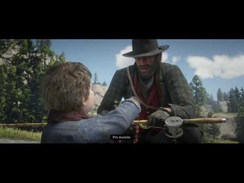 Edgar Ross e Milton encotram Arthur e Jack pescando. (coincidência rs) - RDR 2 (XBOX ONE S 4K)