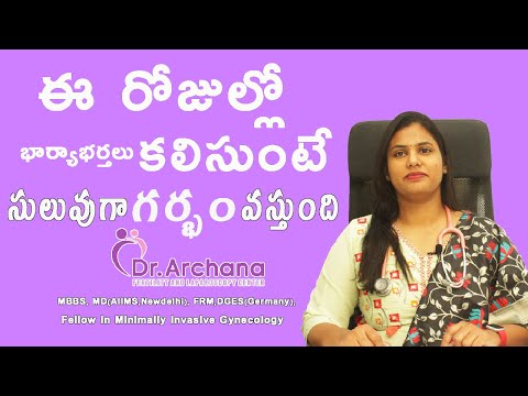 Best days to get pregnant made | ఈ రోజుల్లో భార్యాభర్తలు కలిసుంటే సులువుగా గర్భం వస్తుంది Dr Archana