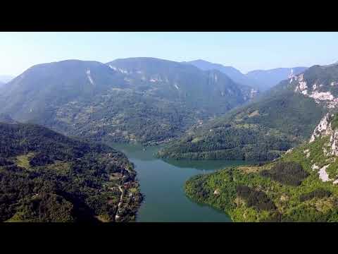 Strmica, Strgacina, rijeka Lim, Rudo, Drone, Dron, Bósnia e Herzegovina 4K