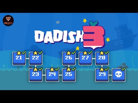 Dadish 3: World 3 All Levels + All Stars Walkthrough