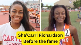 Sha'Carri Richardson — Before she was famous