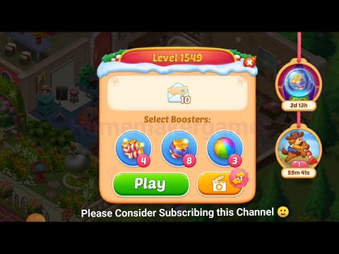 Matchington Mansion Level 1549, Level 1550(Hard Level) & Level 1551- iOS/ Android