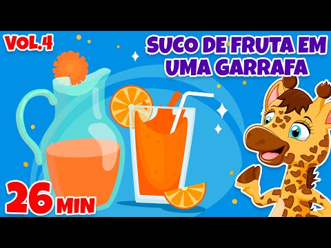 Suco de Fruta Em Uma Garrafa Vol. 6 - Giramille 26 min | Desenho Animado Musical